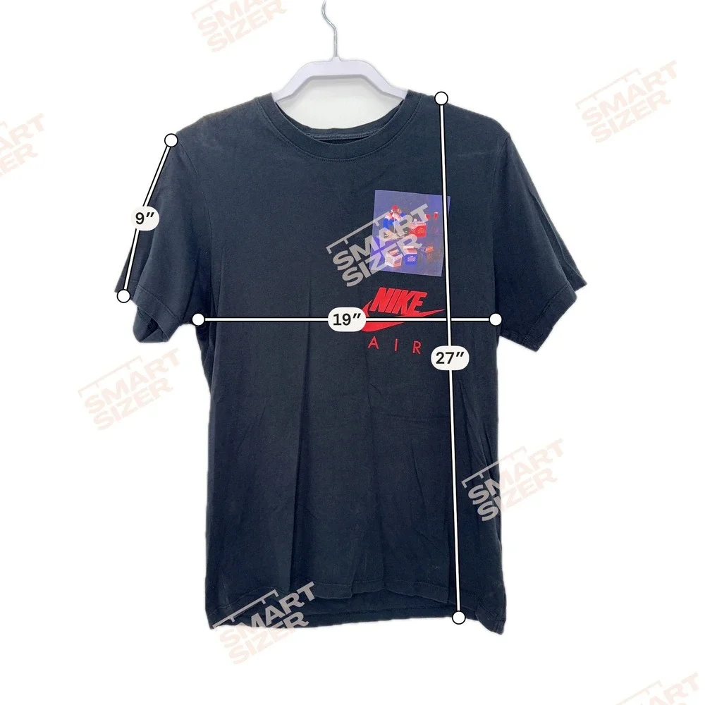 Nike Air DJ Graphic T-Shirt Mens Medium Black Short Sleeve Streetwear Hype